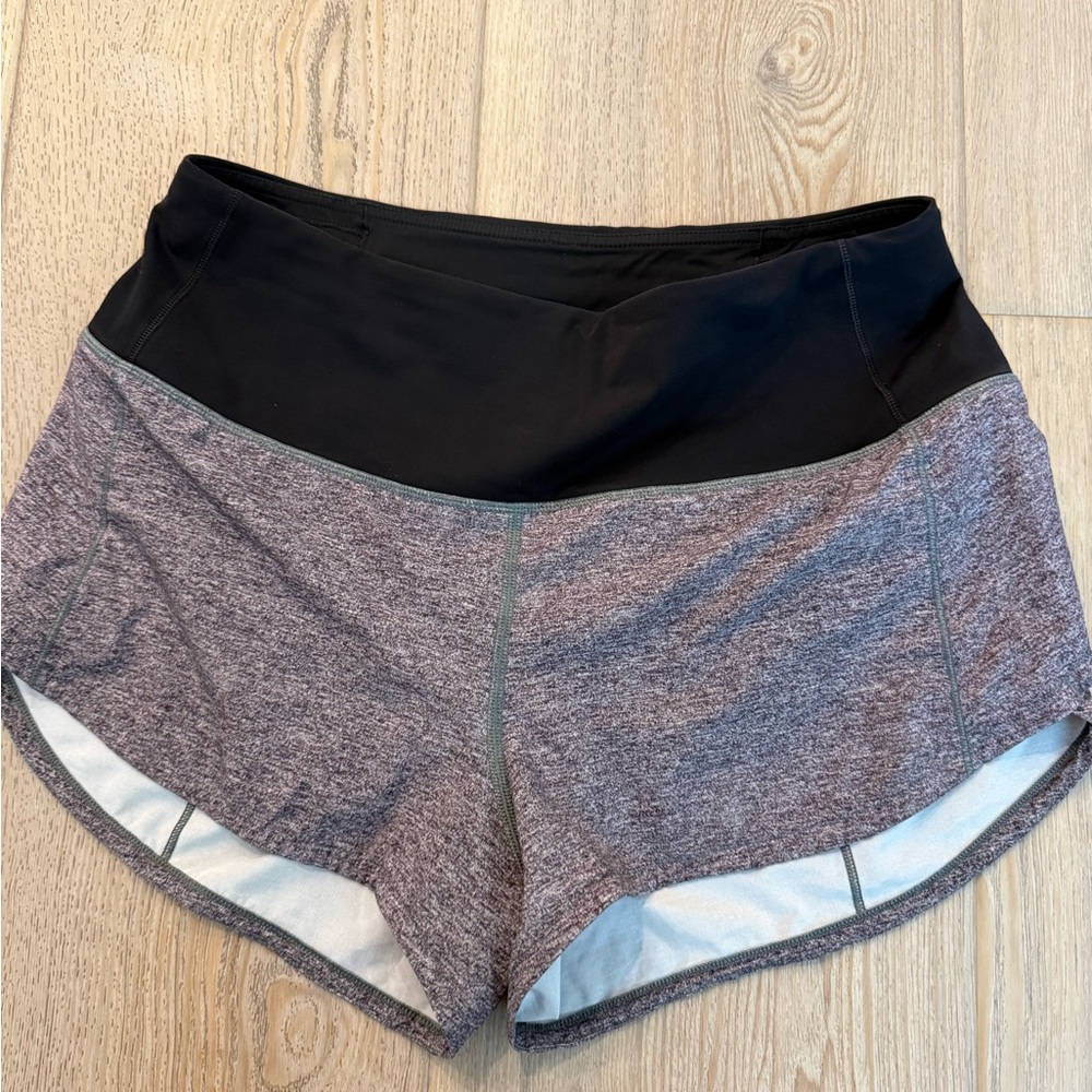 Gray Lululemon Shorts - Size 6